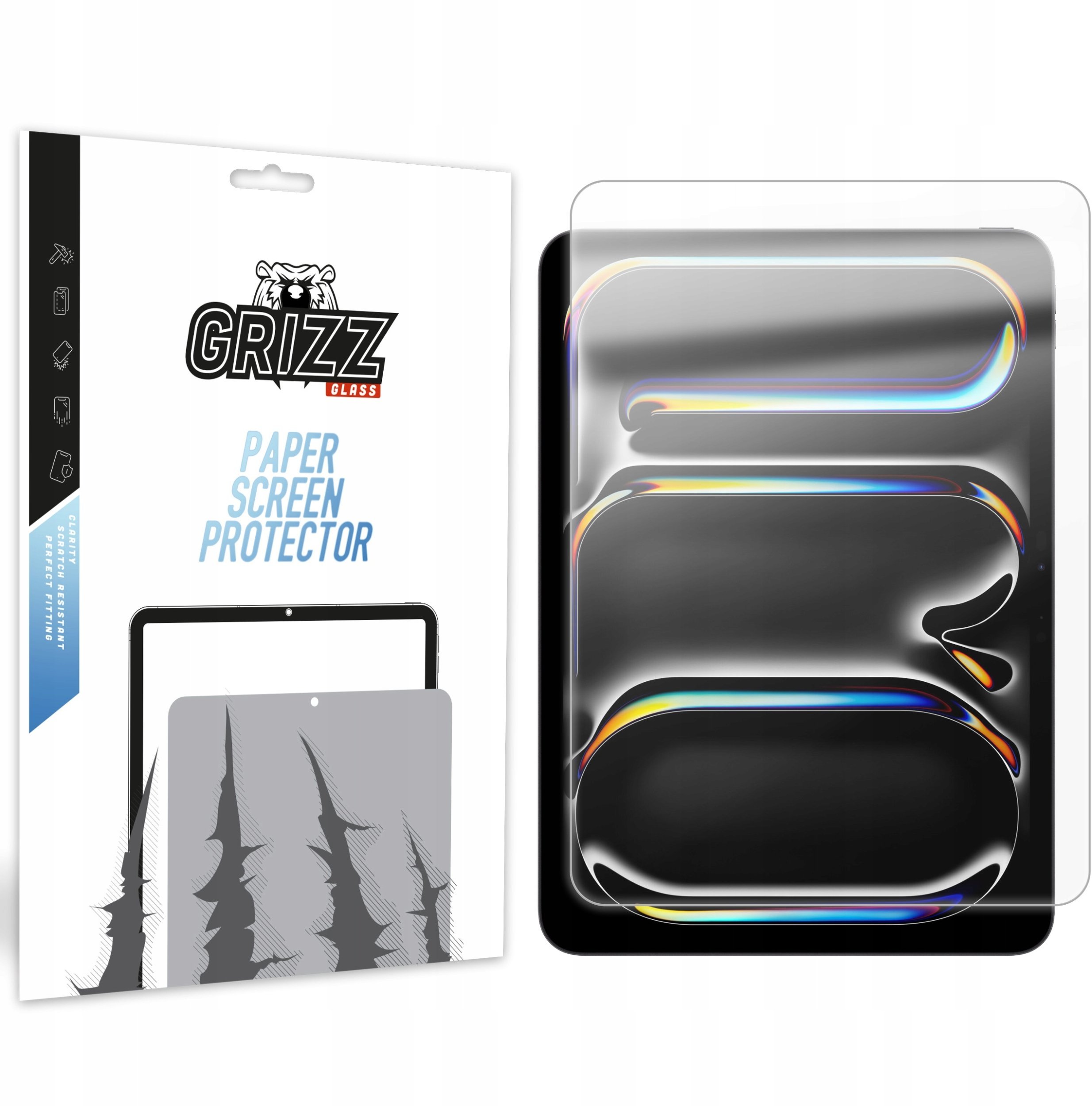 Mbrojtës ekrani GrizzGlass PaperScreen për Apple iPad Pro 11" M5 2025, mat