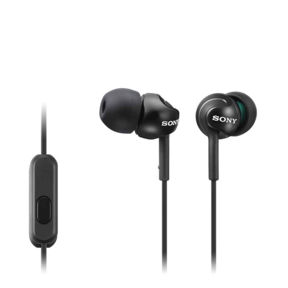 Kufje Sony MDR-EX110APB, të zeza