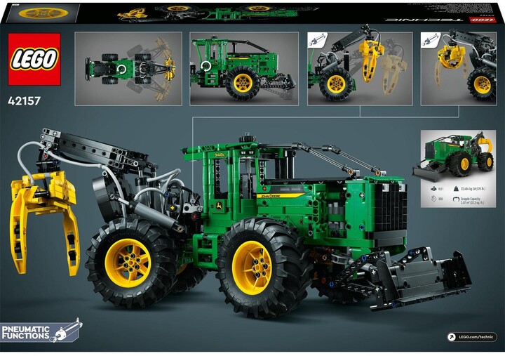 Set LEGO® Technic 42157 John Deere 948L-II Forestry Tractor
