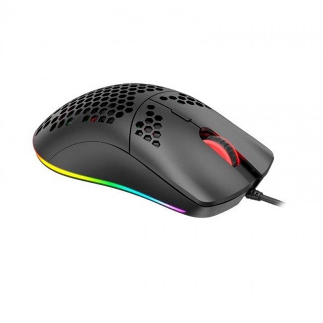 Maus gaming Havit MS1023, 6400 DPI, RGB, me kabllo, i zi