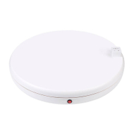 Stendë rrotulluese Puluz, 45 cm, me telekomandë dhe prizë rryme, e bardhë