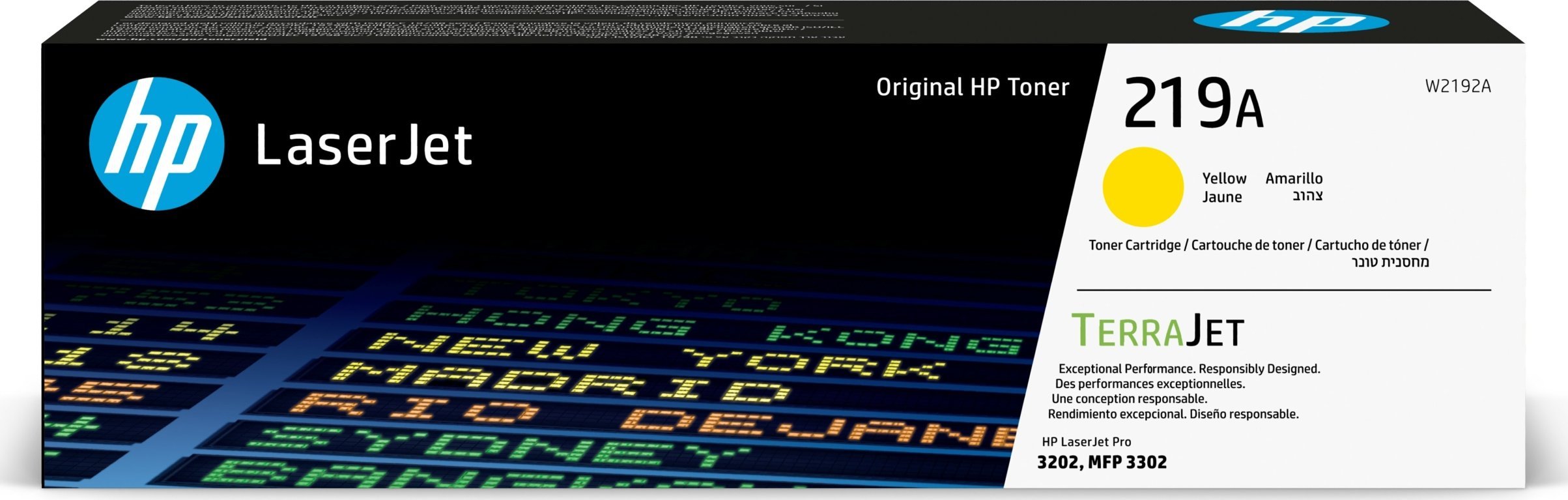 Toner HP 219A W2192A, standard, i verdhë