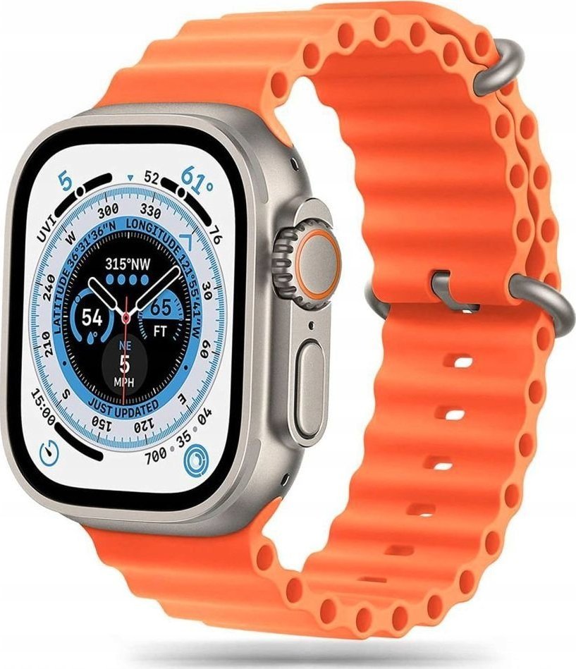 Rrip ore Tech-Protect Iconband Pro, për Apple Watch 42 44 45 49mm, portokalli 3