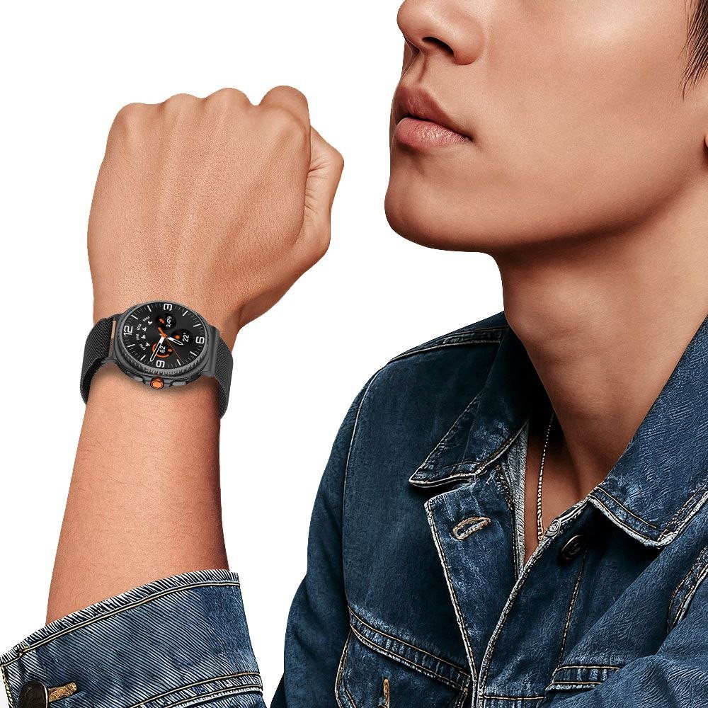 Rrip ore Tech-Protect Milanese për Samsung Galaxy Watch 40 mm, çelik inox, i zi