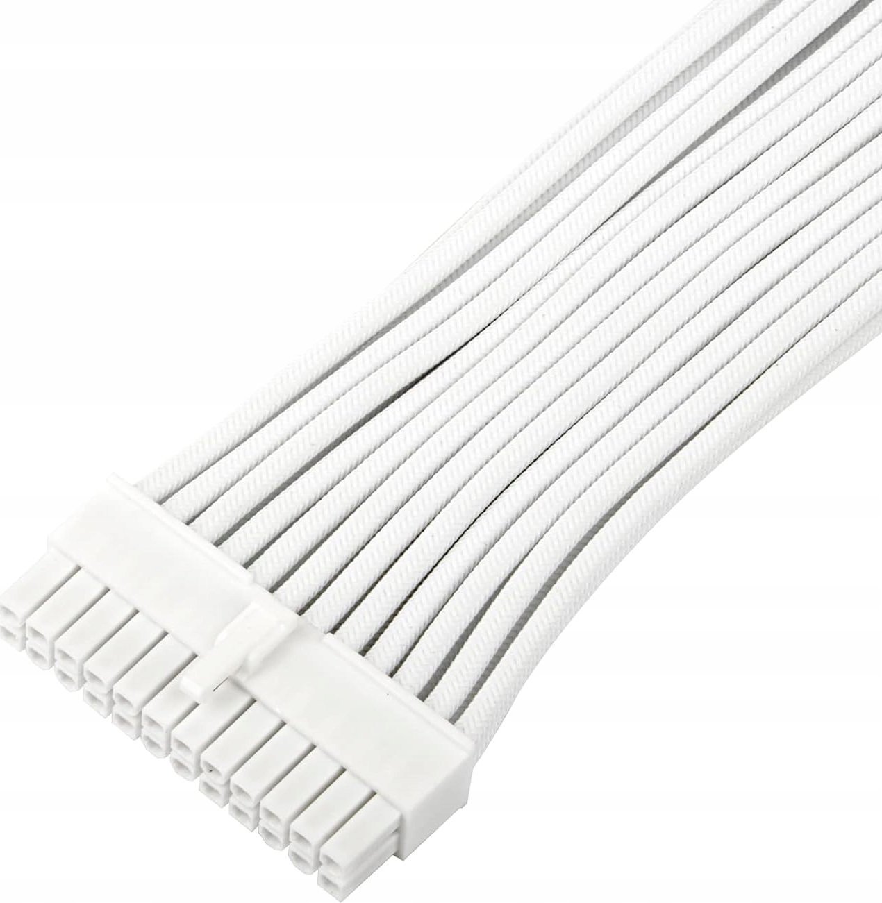 Kabllo zgjatuese PSU SilverStone SST-PP07E-MBW-V2, 24 pin ATX, 30cm, e bardhë