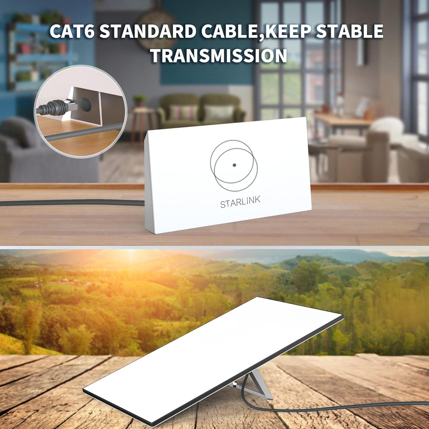 Kabllo për Starlink Lucmo Gen 3 Standard Generation 3, 23m, i zi