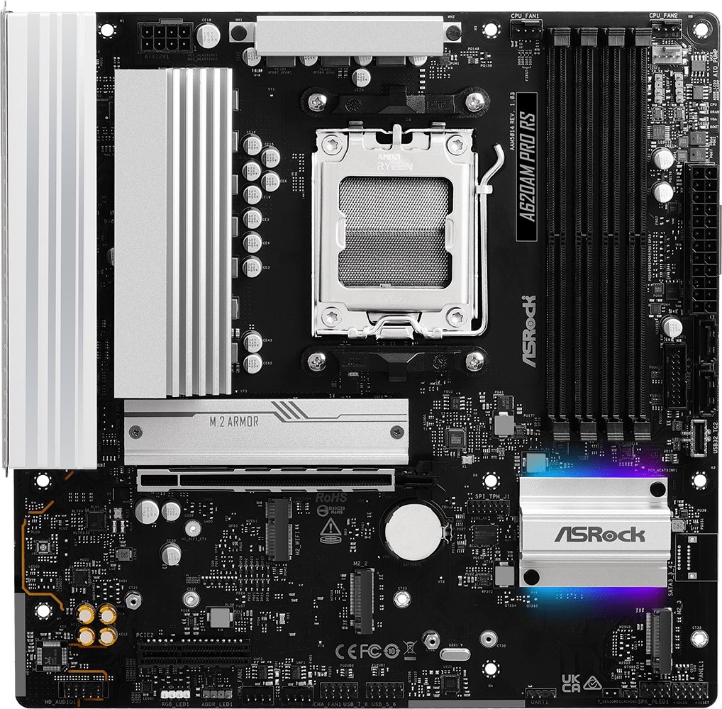 Pllakë amë Asrock A620AM Pro RS, AMD A620, Socket AM5, Micro ATX