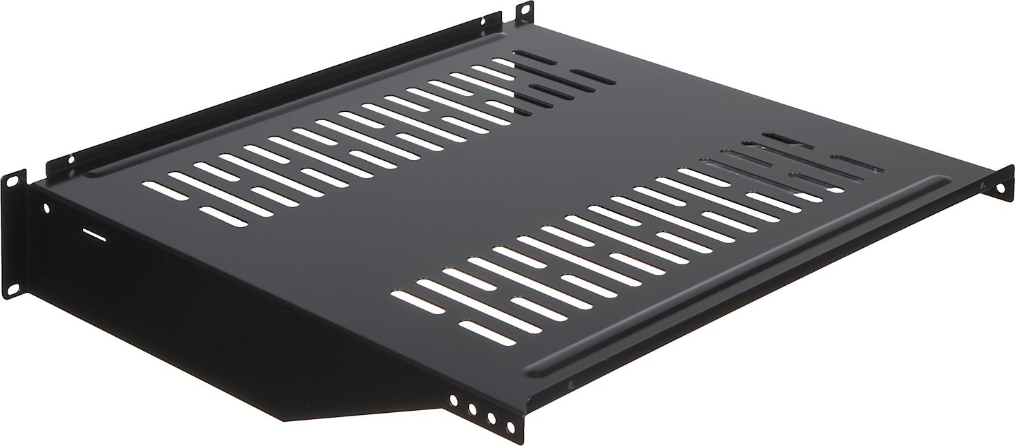 Rafte për RACK Delta Shelf 19" 2U P19-2U/459, thellësi 459mm, set 2 copë, metalike