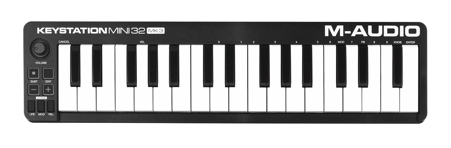 Tastierë MIDI M-Audio Keystation Mini 32 MK3, 32 taste, USB, e zezë