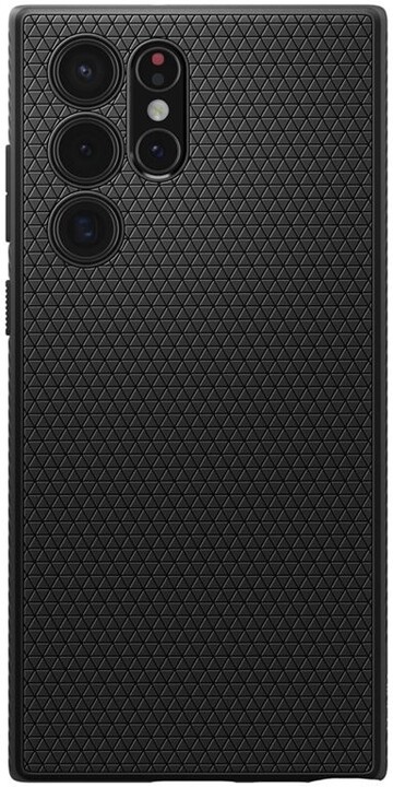 Mbrojtëse Spigen Liquid Air për Samsung Galaxy S22 Ultra, e zezë
