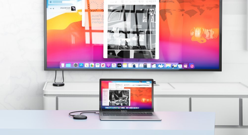 Adapter wireless për ekran Verbatim Share My Screen, USB C, 4K, i zi