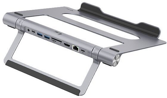 Mbajtëse ftohëse me docking station dhe Power Deliwery i-tec 100W, e argjendtë