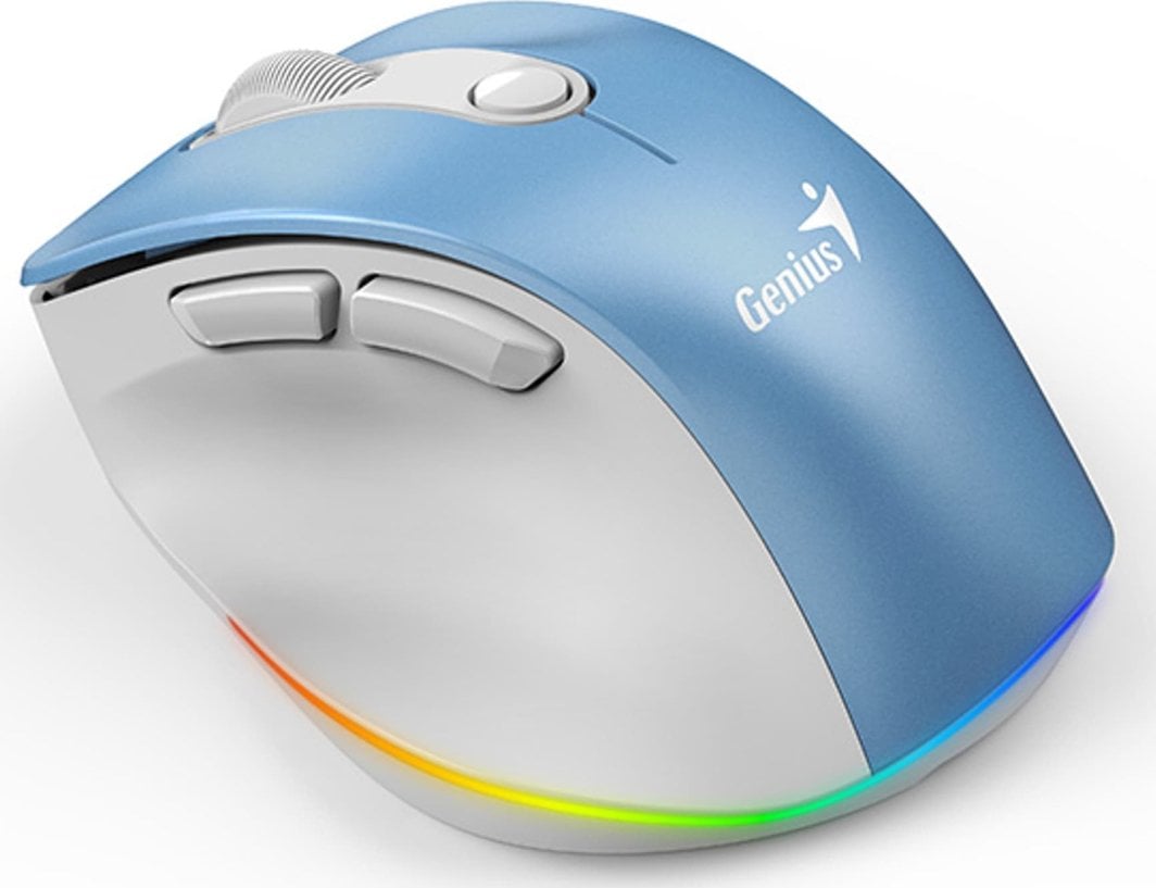 Maus Genius Ergo 9000S Pro, i kaltër / i bardhë