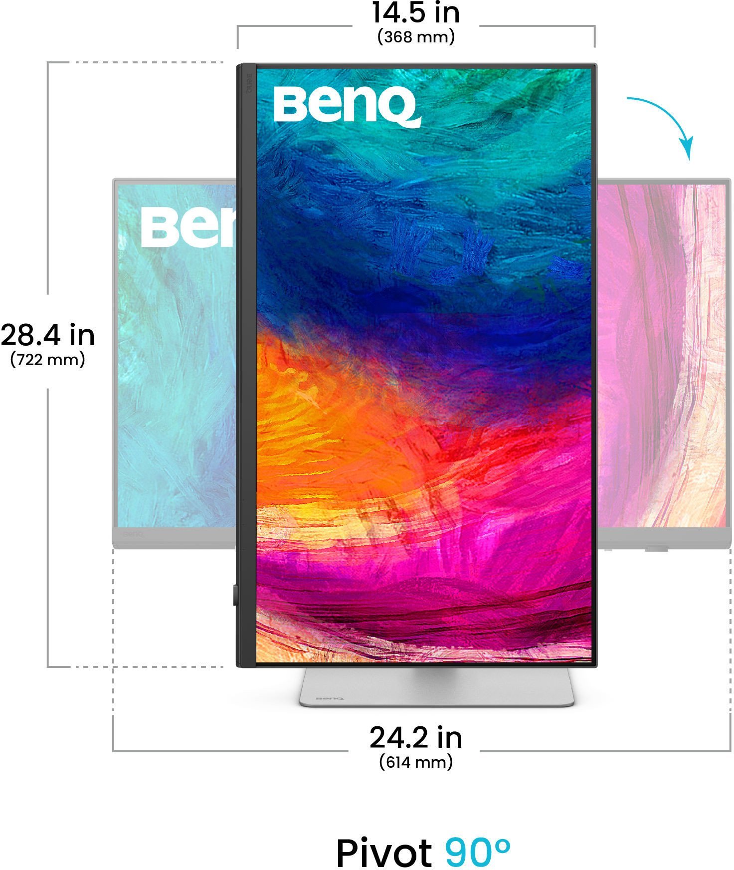 Monitor BenQ PD2730S, 27", 5K Ultra HD, i zi
