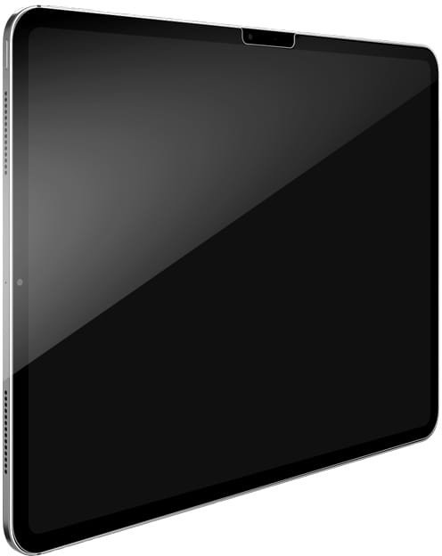 Xham mbrojtës Crong 3D Armour Glass për iPad Air 13" M2 M3, për iPad Pro 12.9"