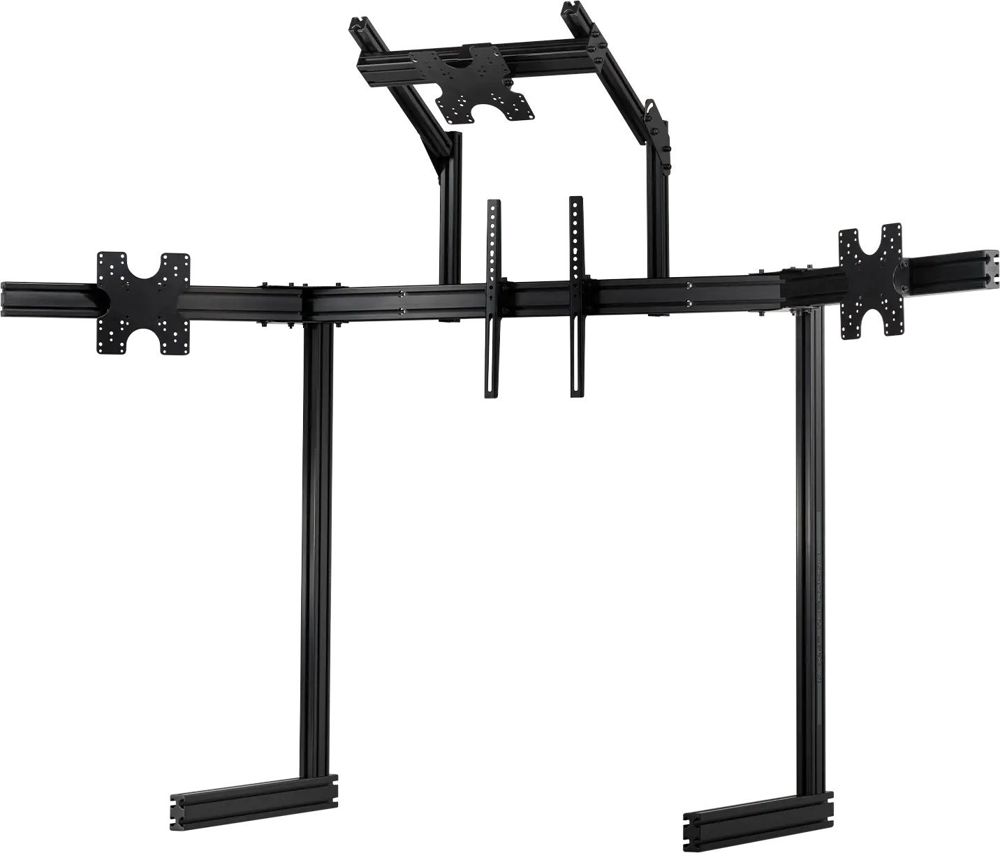 Qëndrim për monitorë Next Level Racing Elite NLR E037, për 4 ekrane 21" 43", i zi
