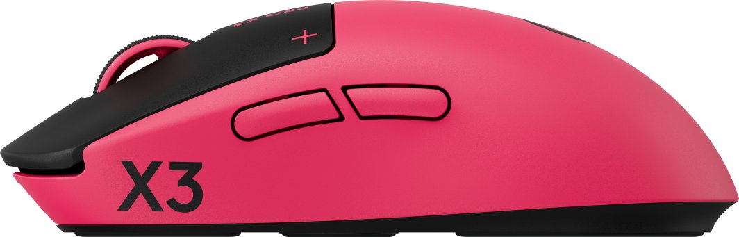 Maus Logitech Pro X3 SuperStrike, rozë