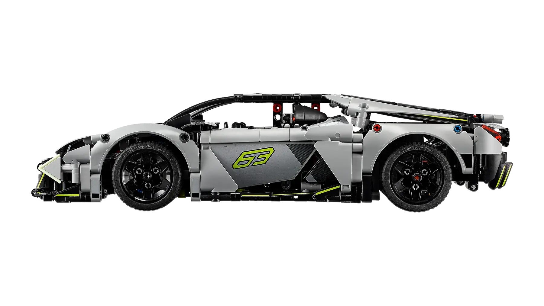 Set ndërtimi LEGO Technic 42214 Lamborghini Supercar, mbi 1000 pjesë, 10+ vjeç, shumëngjyrësh