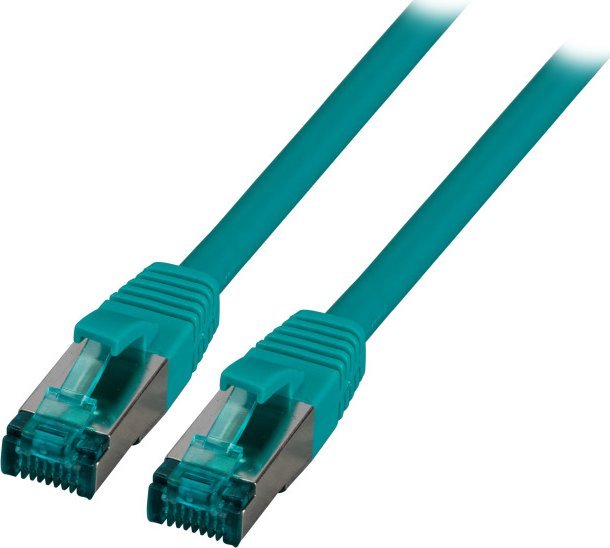 Kabllo rrjeti EFB Elektronik MK6001.0, Cat6a, 15 cm, e gjelbër