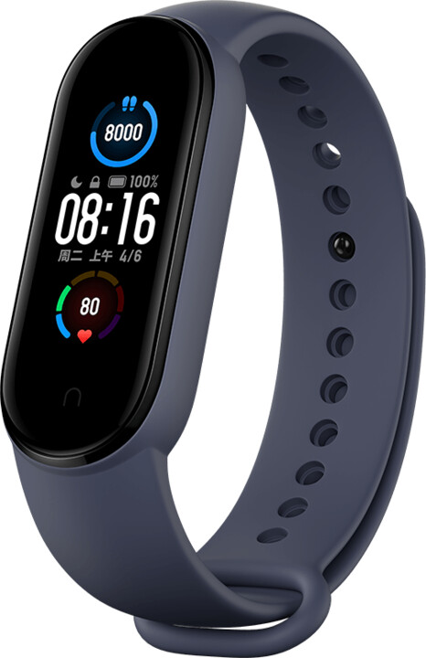 Rrip Xiaomi për Mi Band 5, 3 copa, i kaltër/verdhë/gjelbër