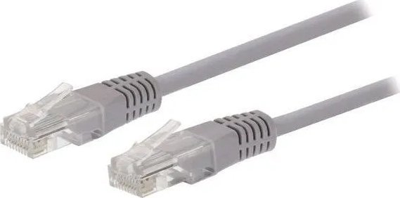 Kabllo rrjeti C-Tech CAT. 5e, UTP, 2m, e hirtë