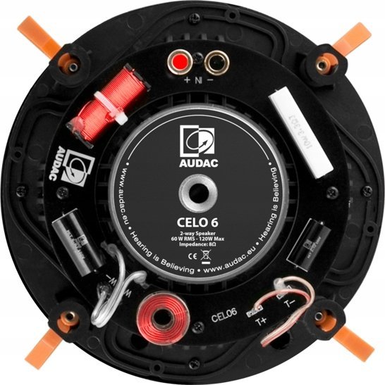 Altoparlant tavani Audac CELO6I/W, 2-way, 6", i bardhë