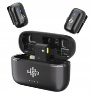 Сет безжични микрофони Luucco MiniPods K2, Lightning, 2 парчиња, црна боја