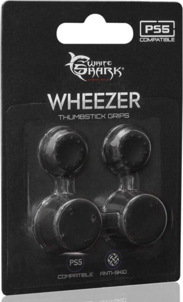 Kapakë të butonave White Shark Wheezer për PS5, të zi
