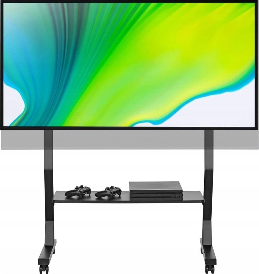 Stendë TV mobile Techly, 45"-90", 60kg, me raft AV