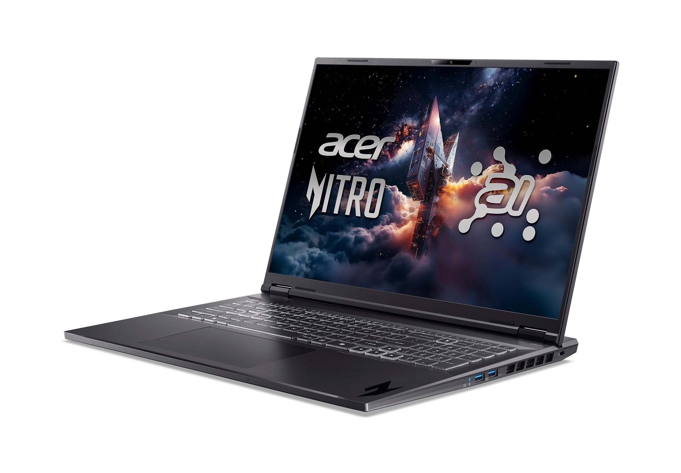 Laptop Acer Nitro 18 AN18-61-R3GE, 18", AMD Ryzen AI 9 365, 32GB RAM, 1TB SSD, NVIDIA GeForce RTX 5070 Ti, i zi