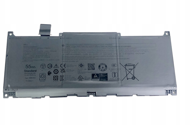 Bateri laptopi Dell, 55Wh, 3 qeliza, litium