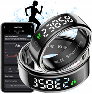 Unazë inteligjente Colmi R12 Smart Ring, 21.6 mm, madhësia 12, e zezë