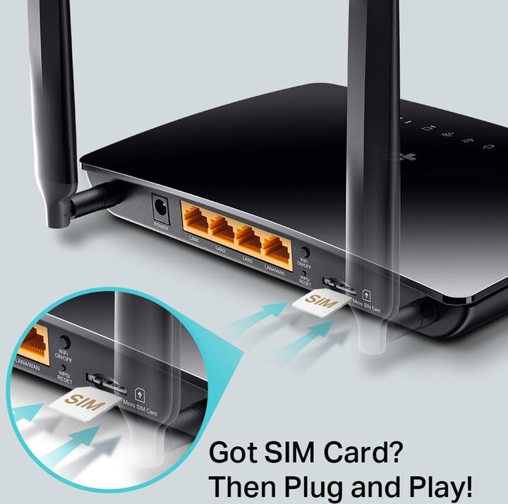 Router - Modem TP-LINK TL-MR6400 N300 4G