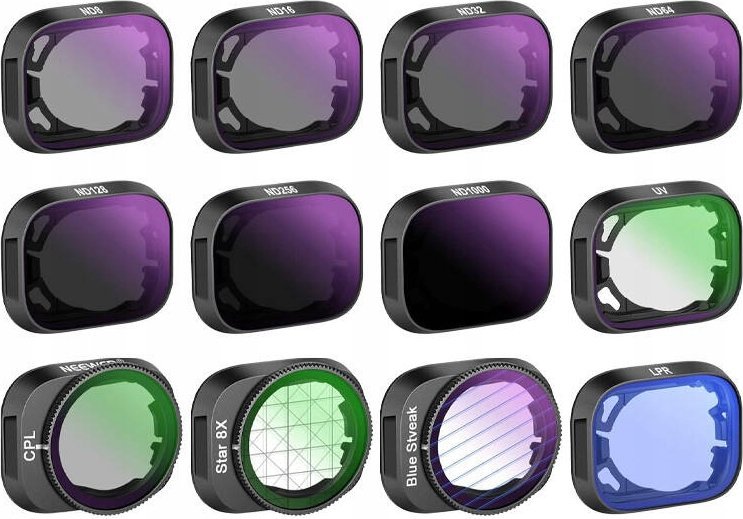 Set filtrash ND Neewer FL25 për DJI Mini 3 Mini 3 Pro, ND8 ND16 ND32 ND64 ND128 ND256