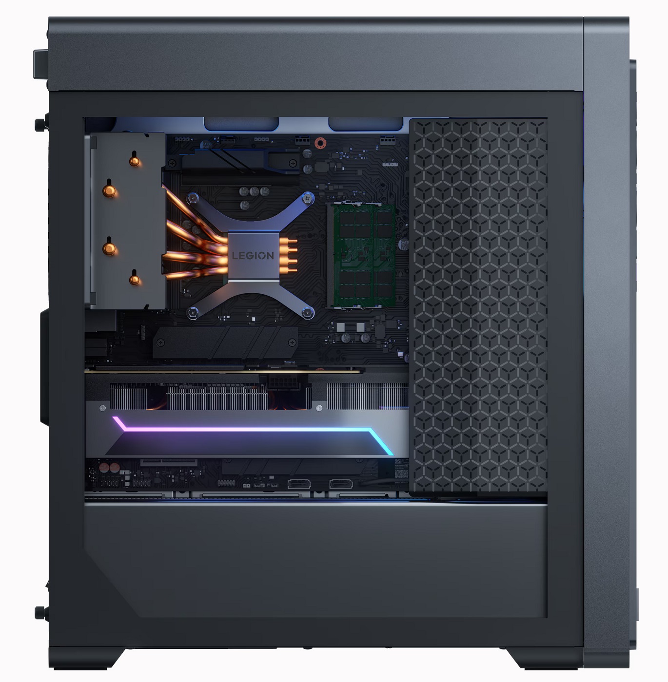 Kompjuter gaming Lenovo Legion T5 26IRX9, i7-13650HX, 32GB RAM, RTX 4060, gri