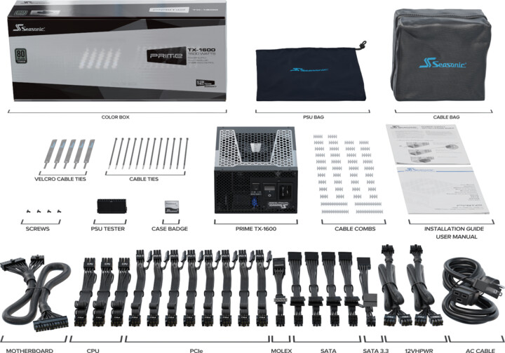Burim energjie Seasonic Prime TX-1600 - 1600W
