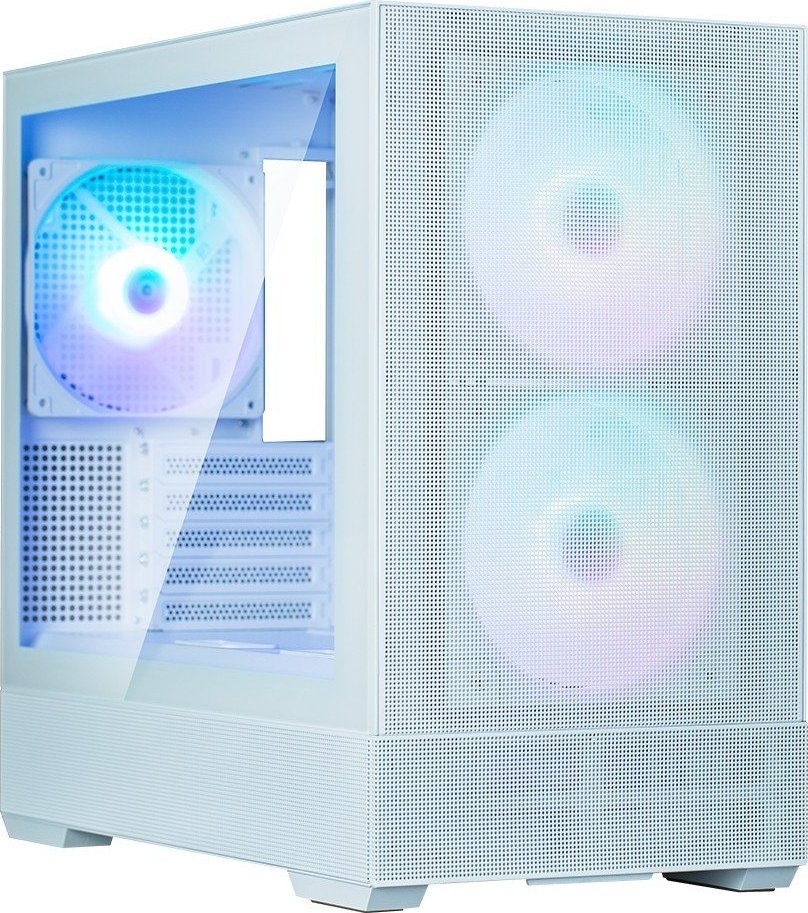 Kutia kompjuterike Zalman P30 Air, Mini Tower, xham i temperuar, e bardhë