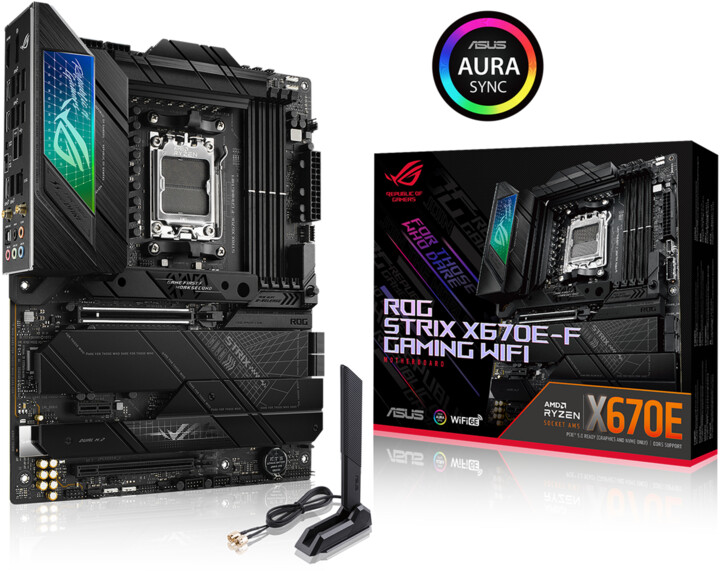 Pllakë amë ASUS ROG STRIX X670E-F GAMING WIFI - AMD X670