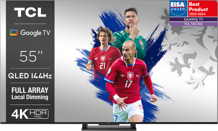 Televizor TCL 55C745 55" (139cm), 4K UHD, titan