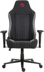 Karrige gaming Marvo KAHN GREY, mbështetëse 4D, deri 150kg, e zezë gri