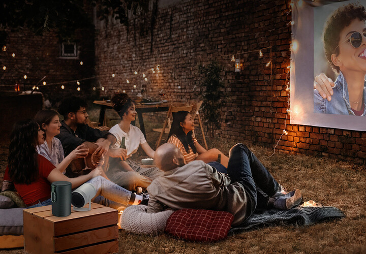 Mbrojtëse MON Samsung për projektorin Samsung The Freestyle, e gjelbërt