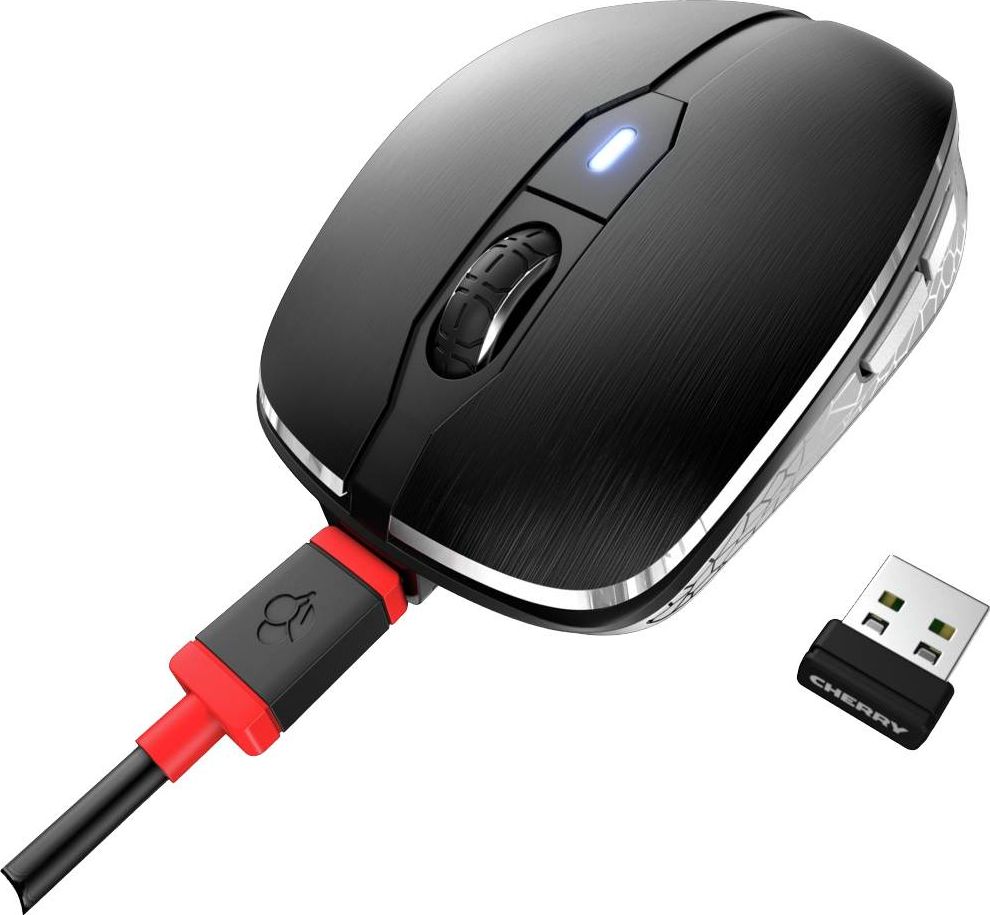 Mашина безжична Cherry MW 8C, Bluetooth 2.4 GHz, прилагодливо DPI, сива
