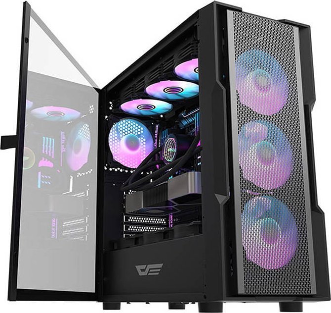 Kasë Darkflash DK431 Mesh, Midi Tower