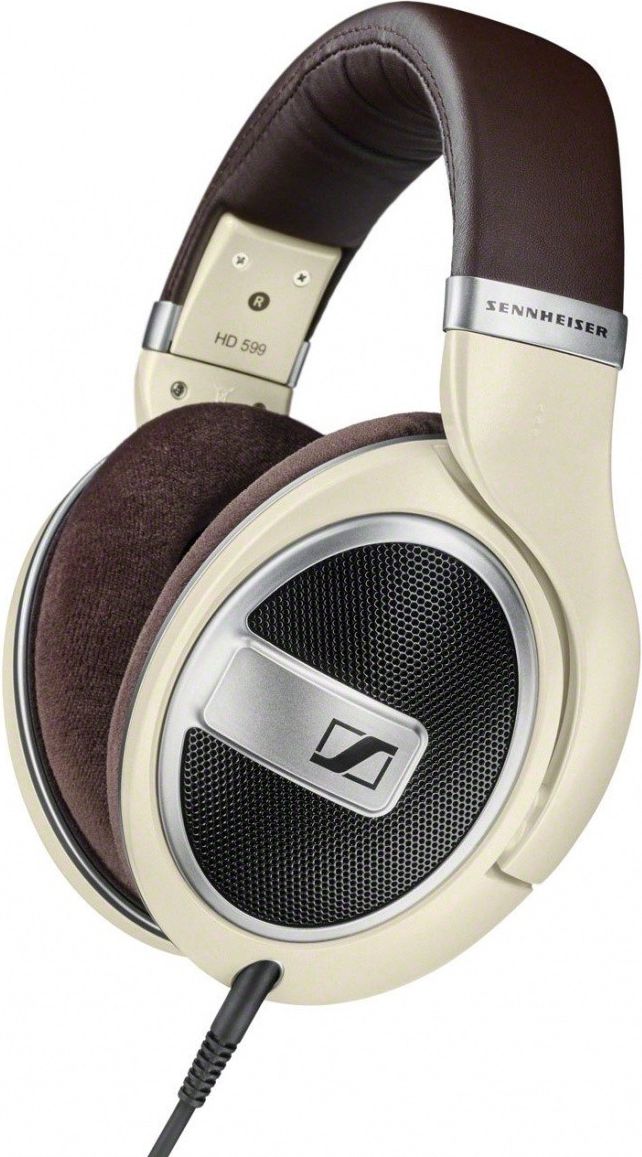 Kufje Sennheiser HD 599, over ear, dizajn i hapur, bezhë