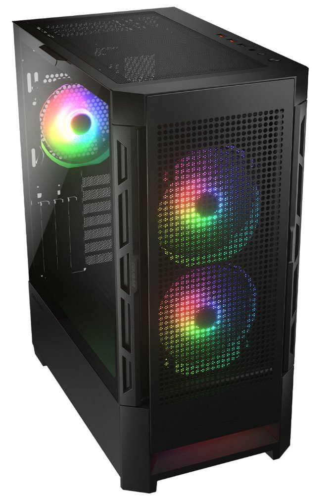 Kasë COUGAR PC DUOFACE Pro Mid Tower, 2 x ARGB 140mm, 1x 120mm, e zezë