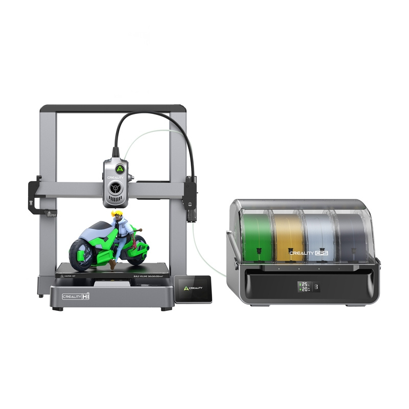 Printer 3D Creality Hi Combo, multi-color, ekran 3.2", gri