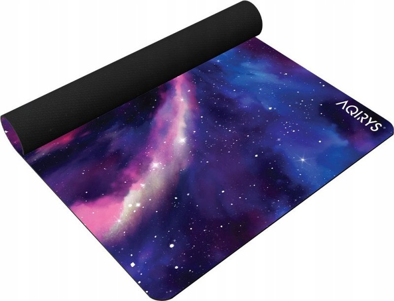 Mousepad gaming AQIRYS Nebula Drift 3XL, sipërfaqe mikrofibre, bazë gome antirrëshqitje, i zi
