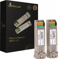 Modul optik Extralink SFP28, 25Gbps, 1310nm, argjendtë