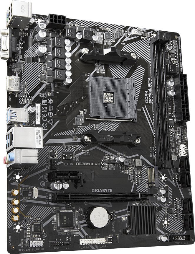 Pllakë amë Gigabyte A520M K V2, socket AM4, mATX