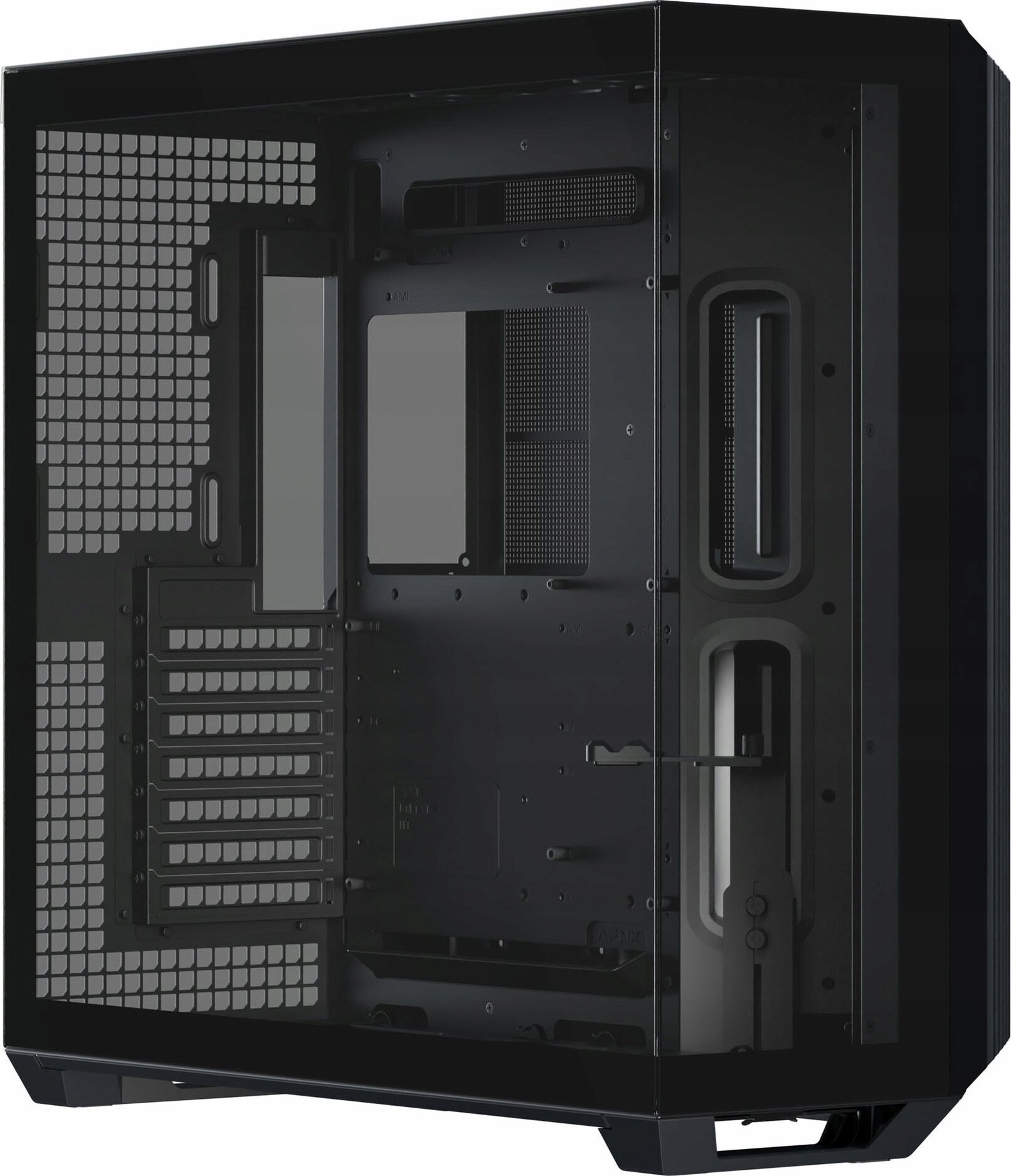 Kuti kompjuteri VI01003.11 Mid Tower, ATX Micro ATX mini ITX, trashësi 0.8mm, e zezë